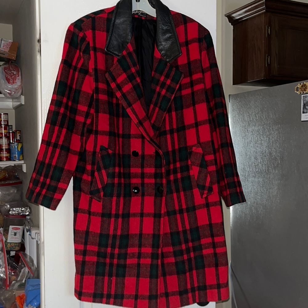 Plaid coat